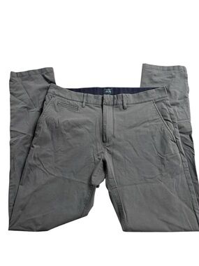 J. Crew mens 484 slim-fit tech pant Straight Fit Gray Chino Pants 32x32 gray